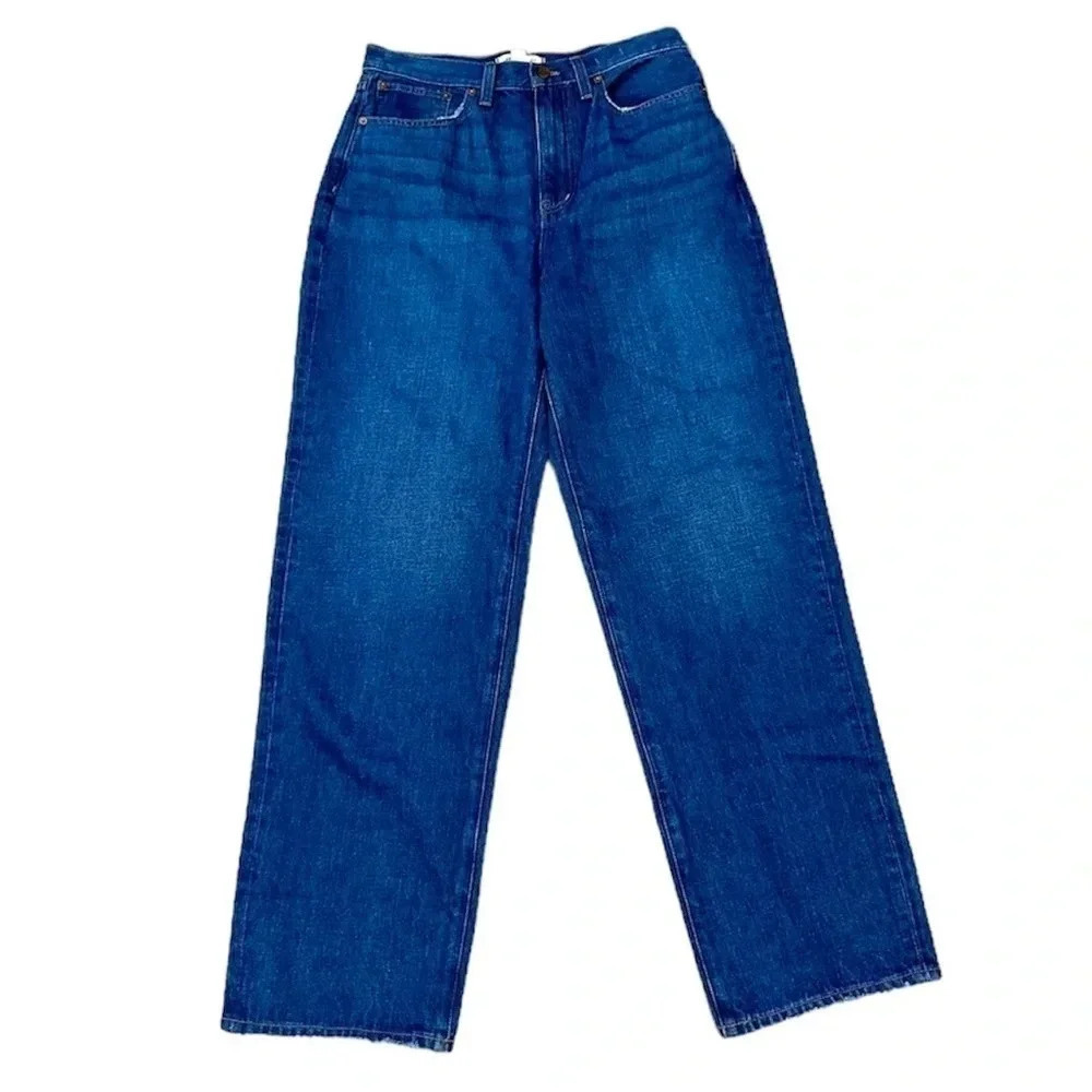 Madewell Baggy Straight Women's Medium Wash Denim Jeans Size 28 NWT